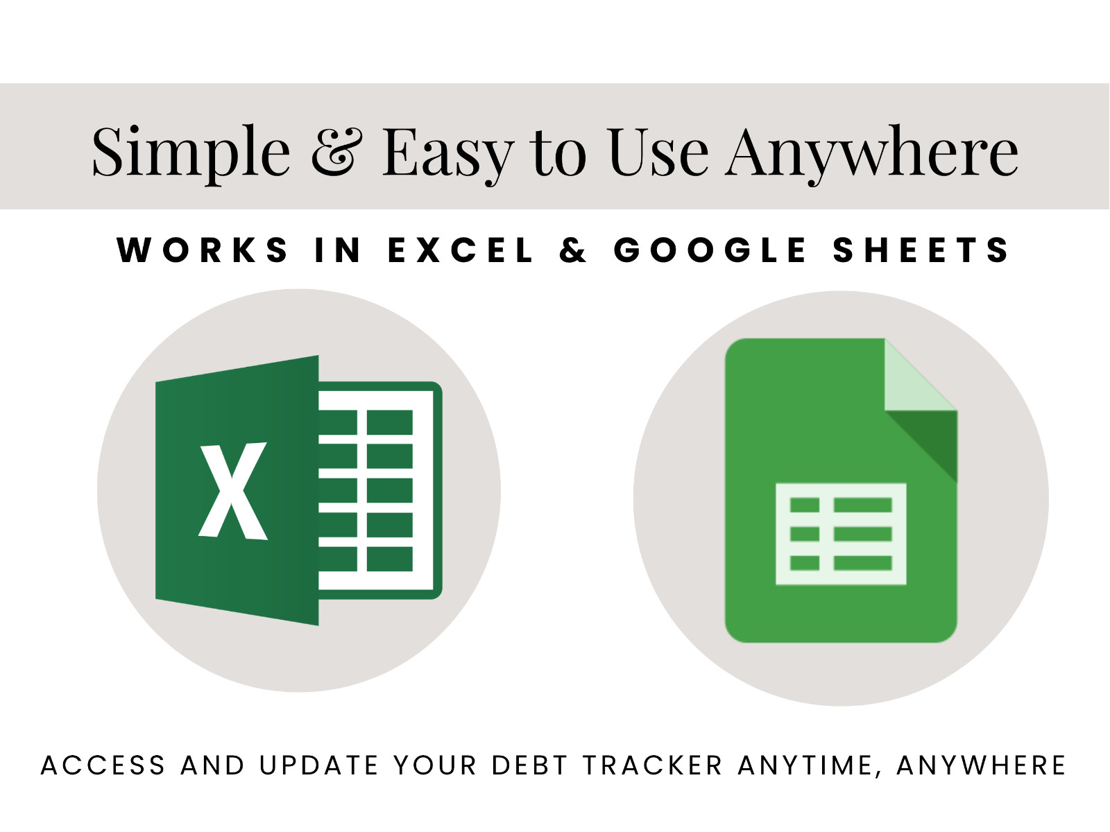 Debt Snowball Tracker Excel | Visual Debt Payoff Spreadsheet with Progress Bars