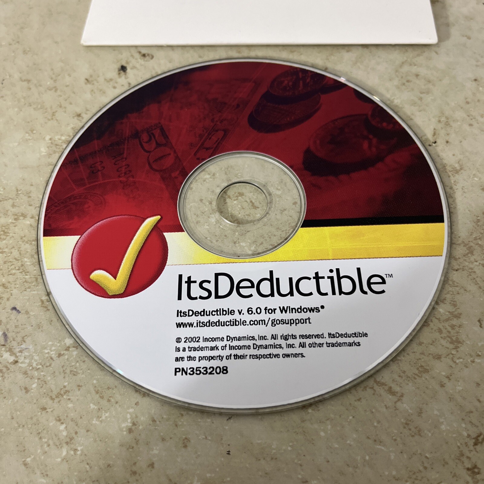 ⭐️ ItsDeductible Version 6.0 Software Installation CD – PC CD-ROM