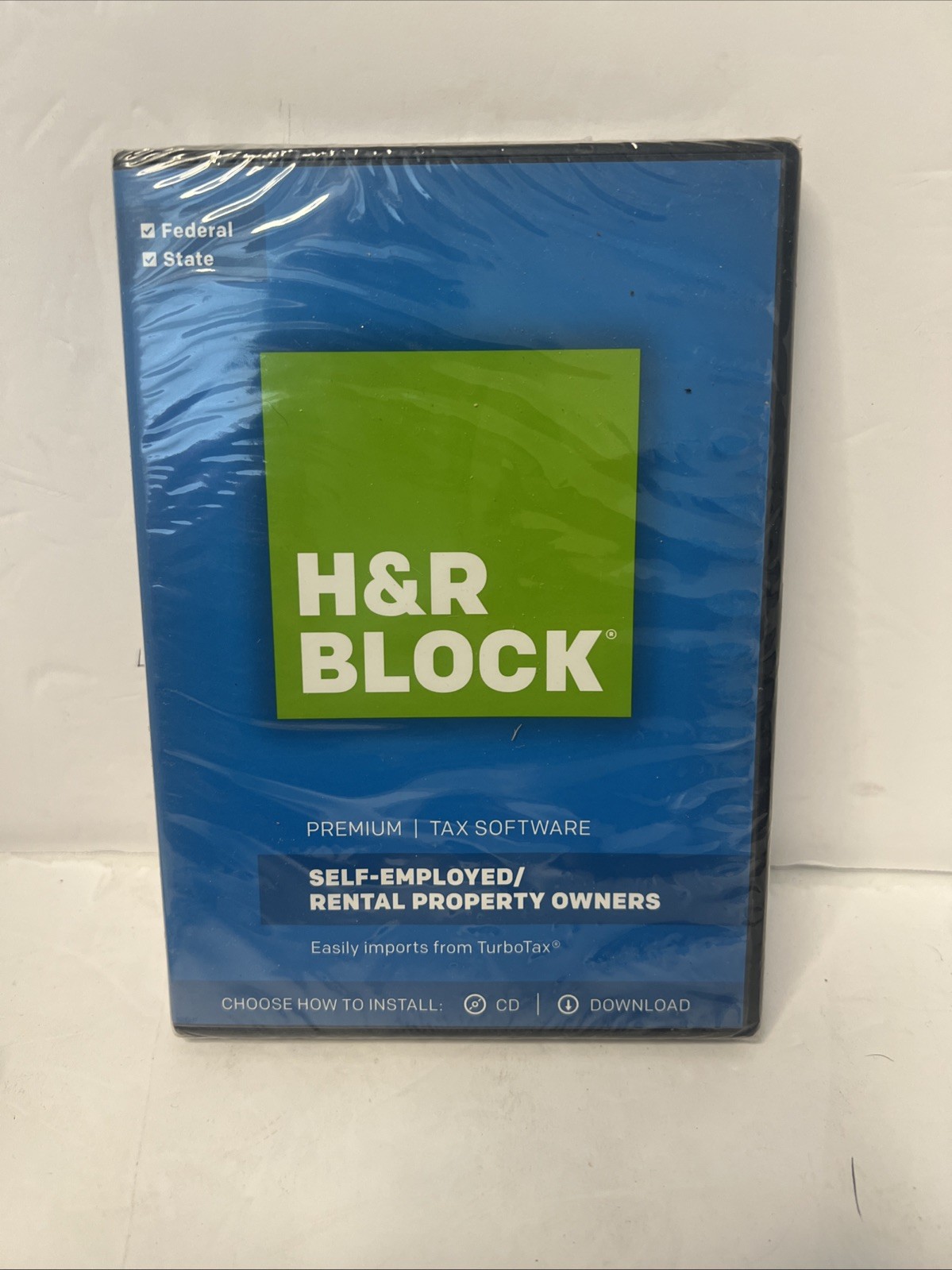 2018 HR Premium Fed/State Deluxe turbo Schedule C Self Employed Tax New