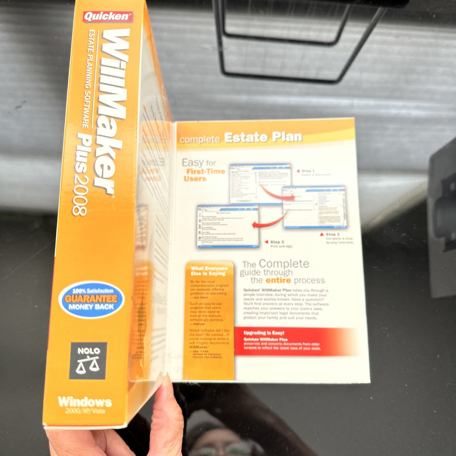 Quicken Willmaker Plus 2008: Estate Planning Software Windows /Opened Never Used