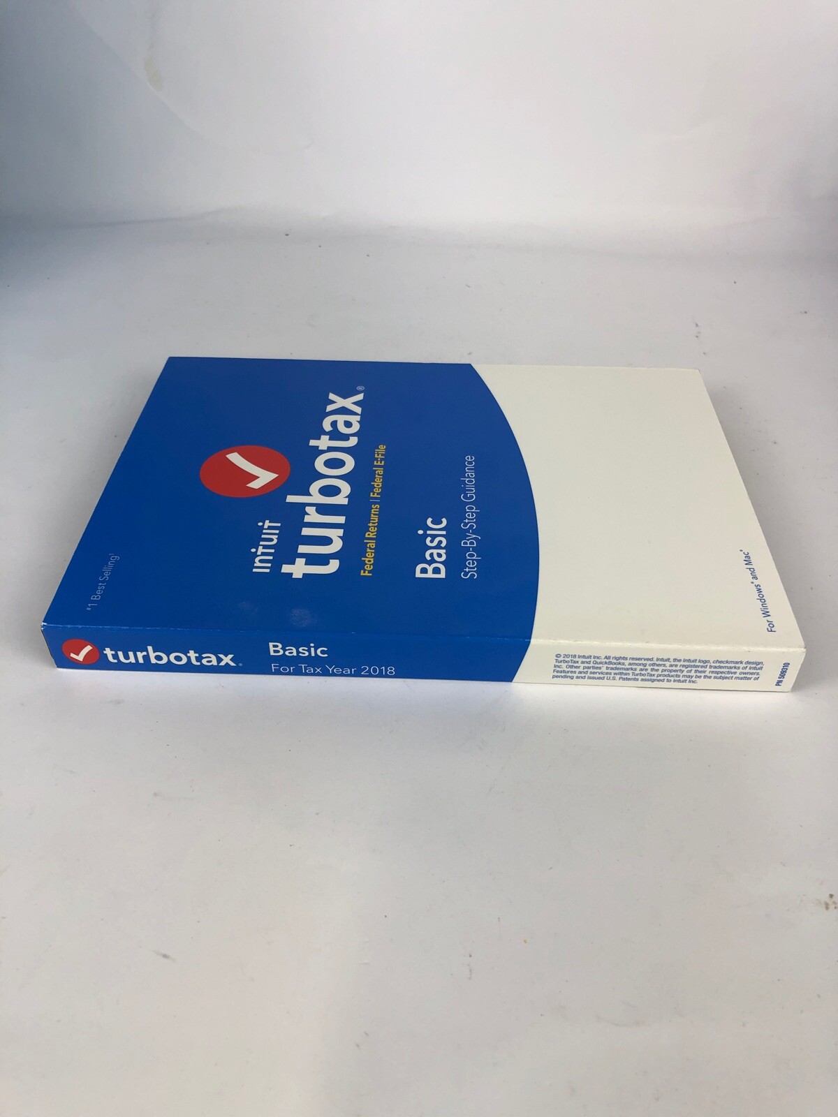 New Sealed TurboTax Basic 2018 Federal Returns Federal E File CD ROM