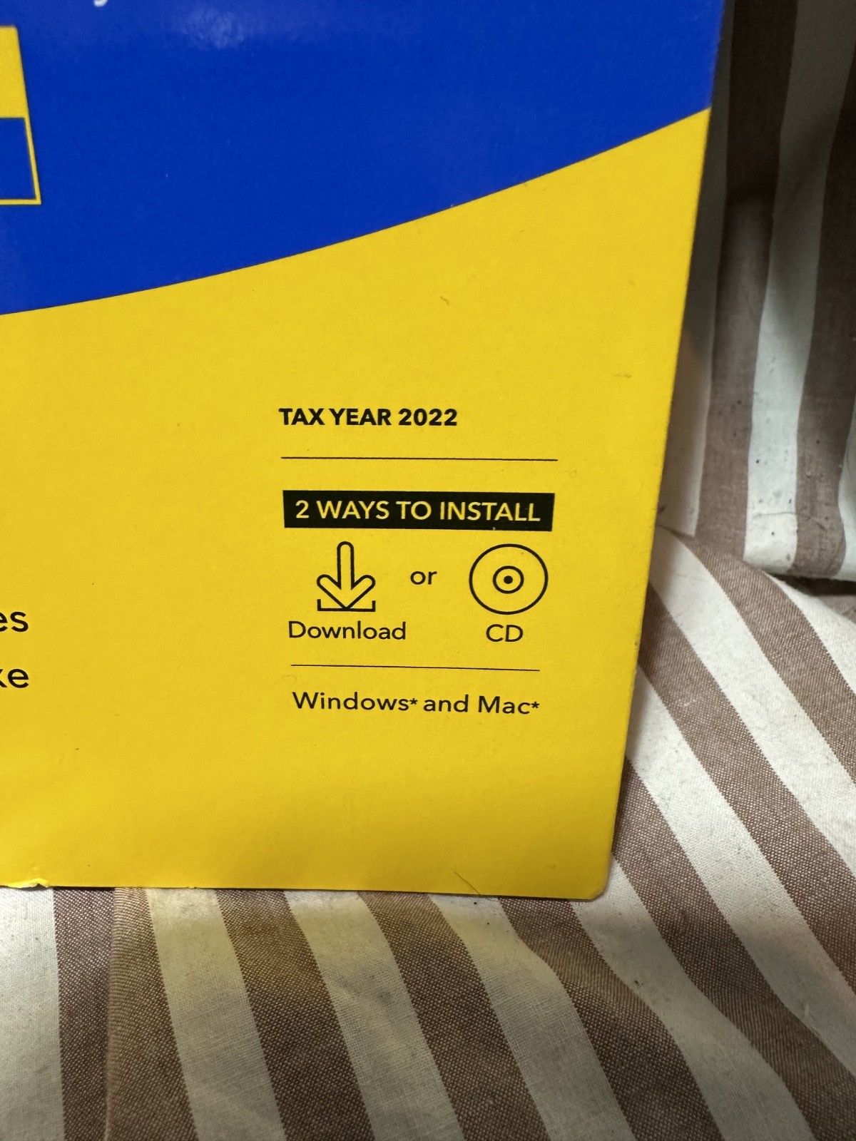 TurboTax Premier 2022 Physical CD license PC Mac Federal State Investment Rental