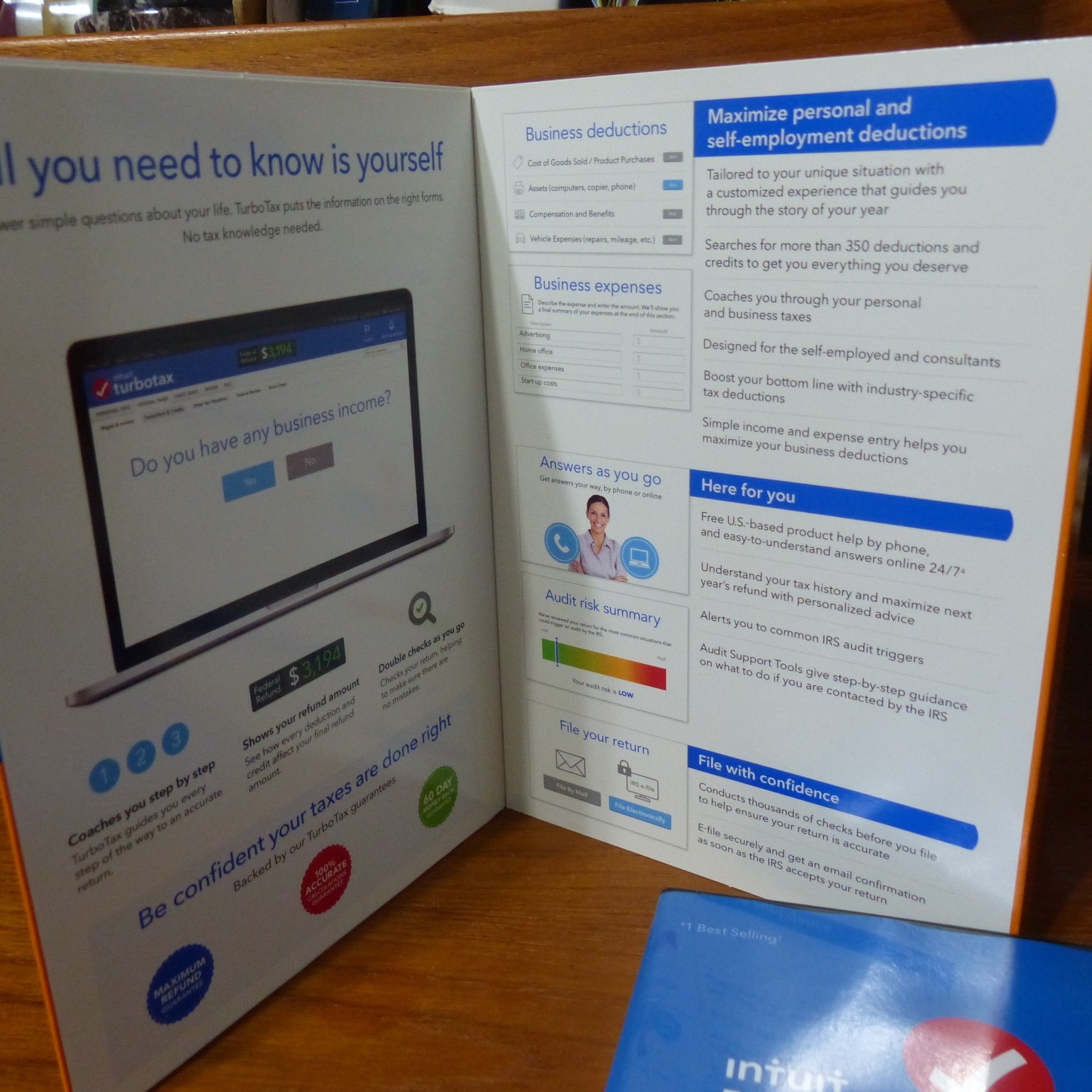 TurboTax Home & Business 2018 Win/Mac CD | Schedule C & State Returns