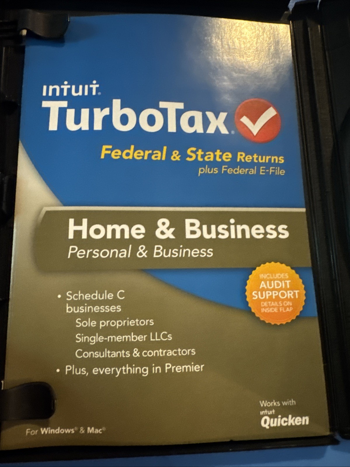Intuit TurboTax Home & Business 2013 Federal & State Returns VERY GOOD