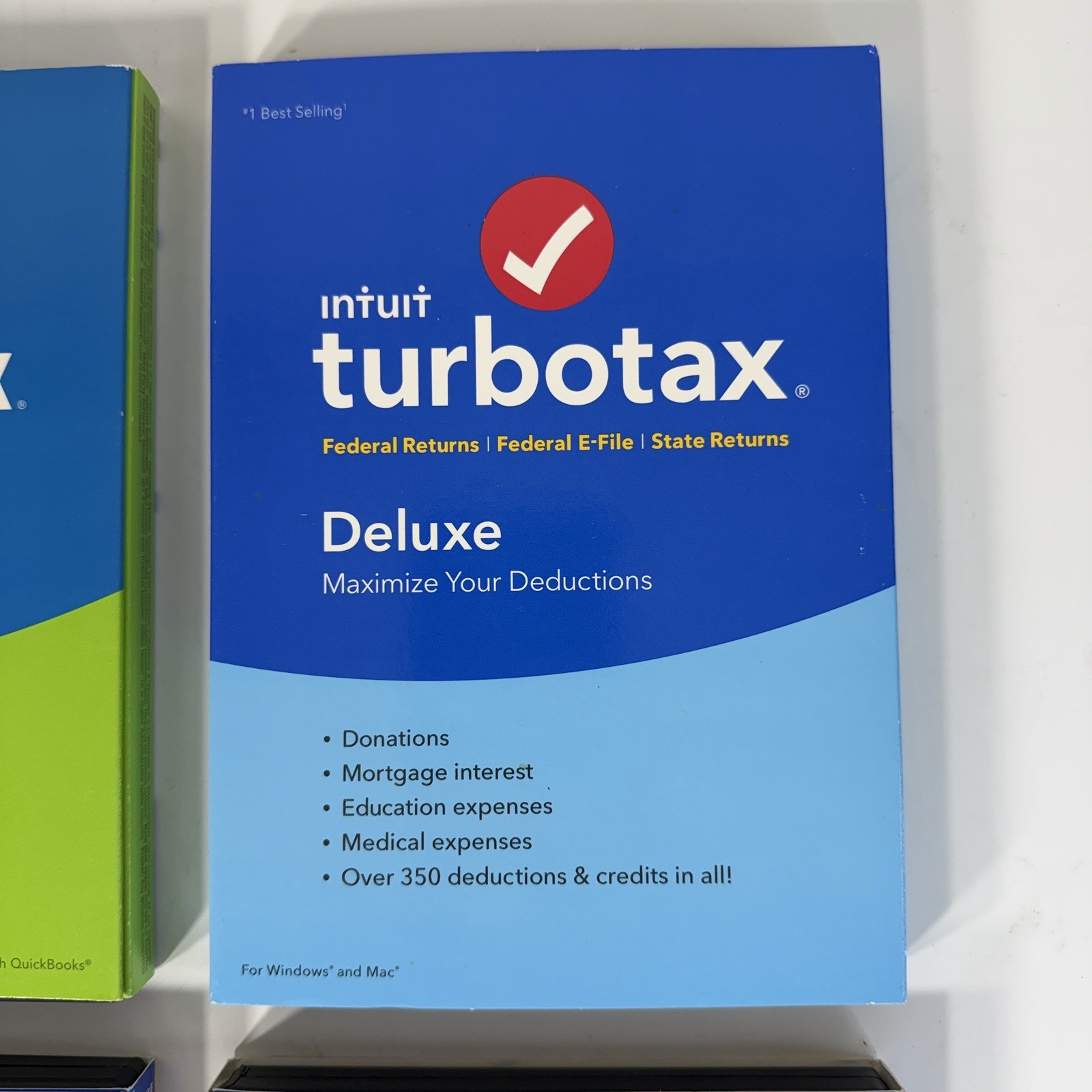 Intuit Turbo Tax Deluxe Business Federal Sate 2011, 2012, 2013, 2015, 2018 Lot 6