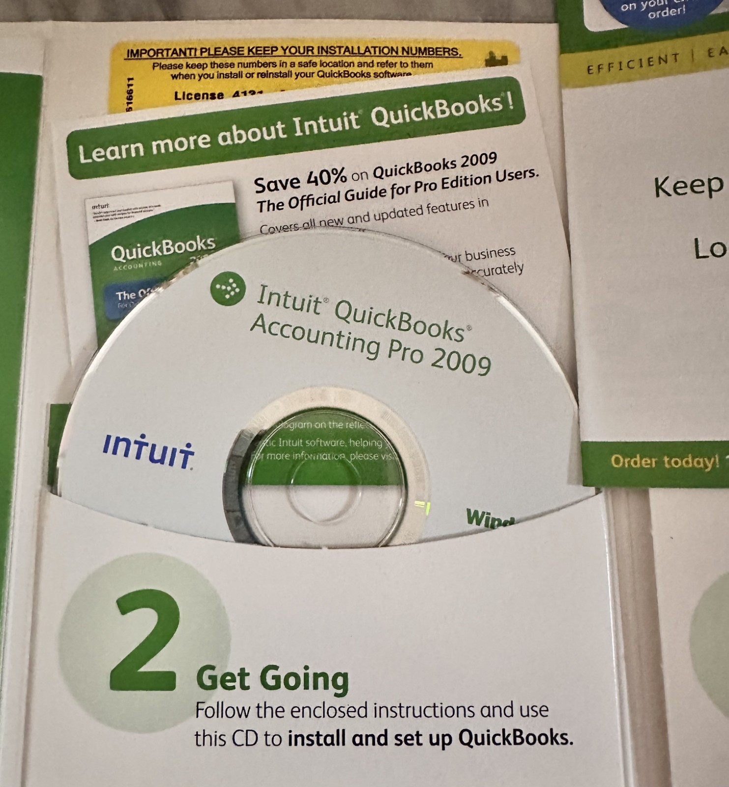 QUICKBOOKS 2009 SOFTWARE INTUIT® SMALL BUSINESS PAYROLL CHECKS with License Key!