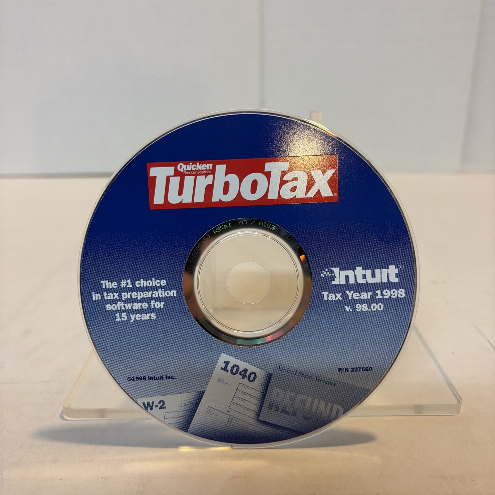 Turbotax 1998 Federal Tax Software Windows