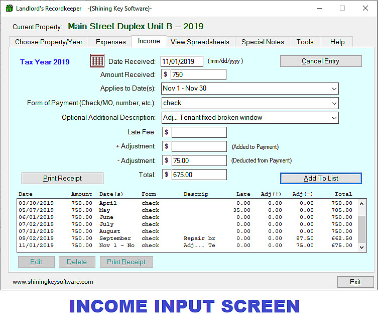 Landlord’s Recordkeeper: Rental Property Records Software [CD Version]