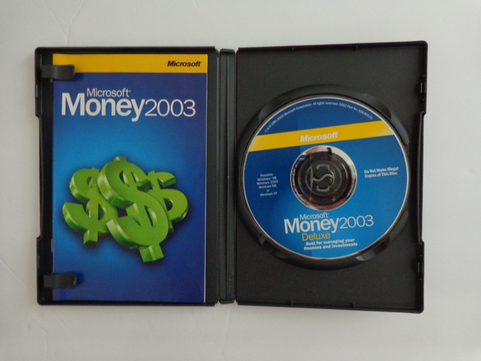 Microsoft Money 2003 Deluxe For Windows