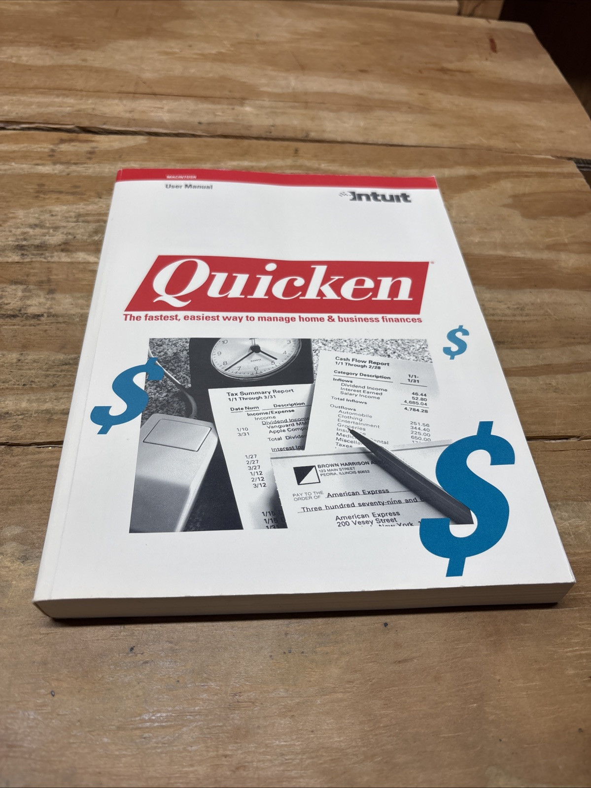 Macintosh 3.0 Quicken 1991 Manage Home & Business Finances Intuit Floppy Disk