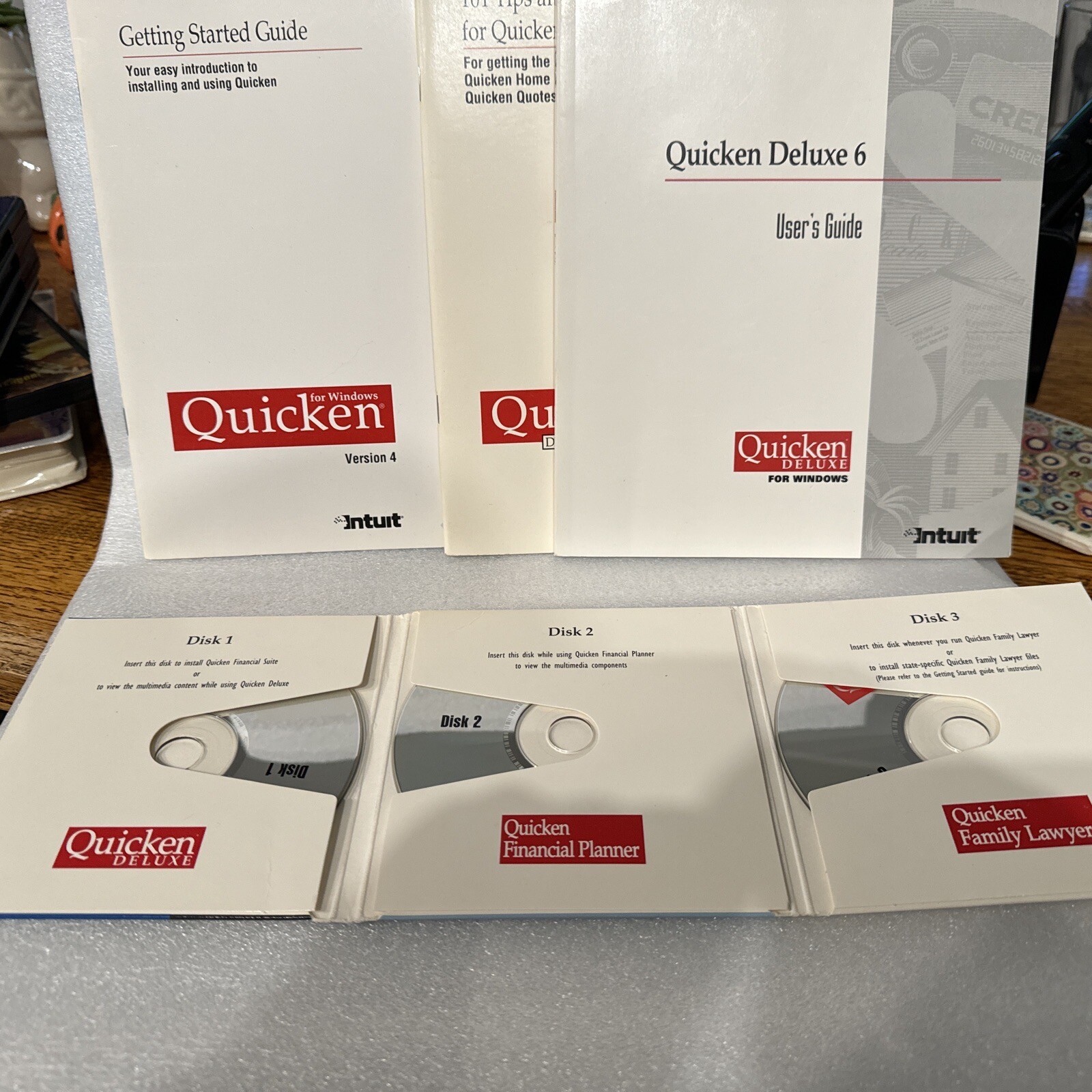 QUICKEN FINANCIAL SUITE FOR WINDOWS 95 & 3.1 