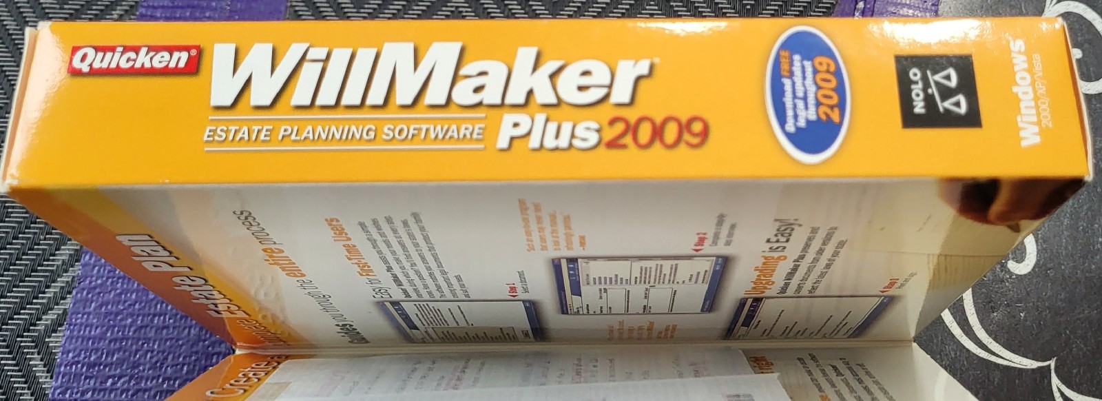 Quicken WillMaker Plus 2009 Estate Planning Software – New Old Stock