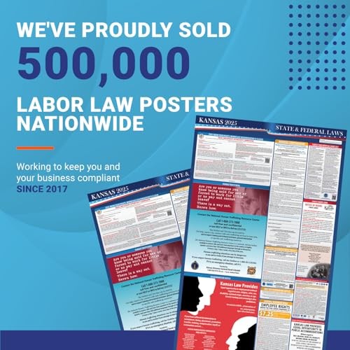2025 Kansas State and Federal Labor Law Poster – OSHA Workplace English