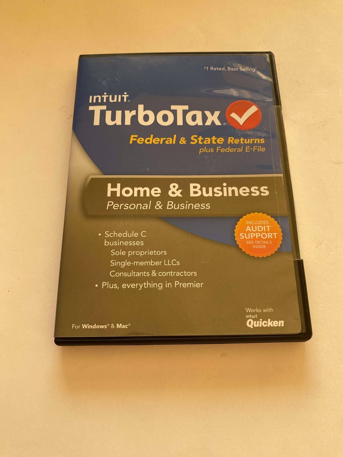 Intuit TurboTax Deluxe 2013 Federal & State Returns + E-File for Windo VERY GOOD