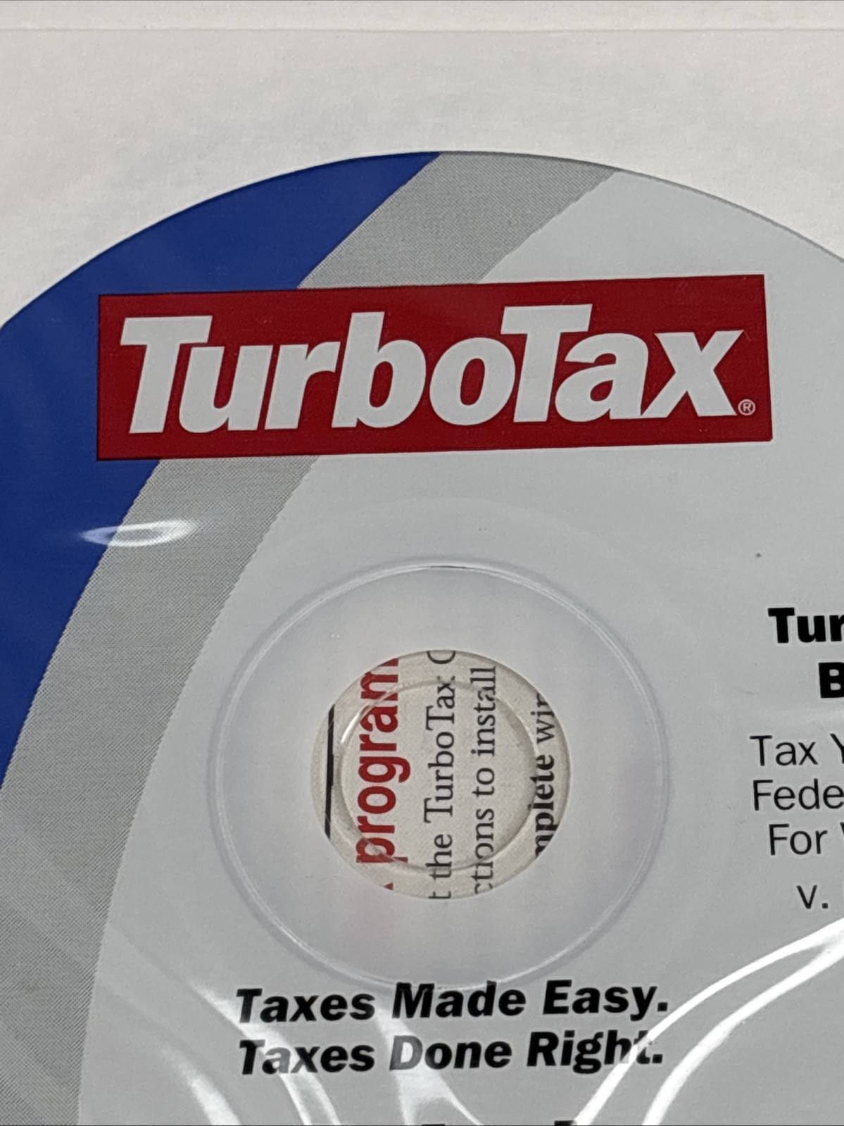 Turbotax 2003 Basic Turbo Tax For Windows 3.00R