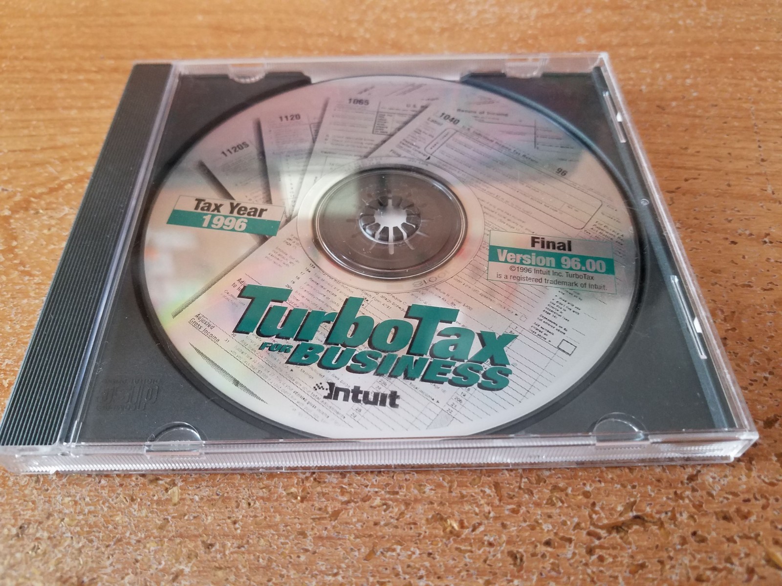 Intuit TurboTax for Business 1996 – Windows 95 and Windows 3.1