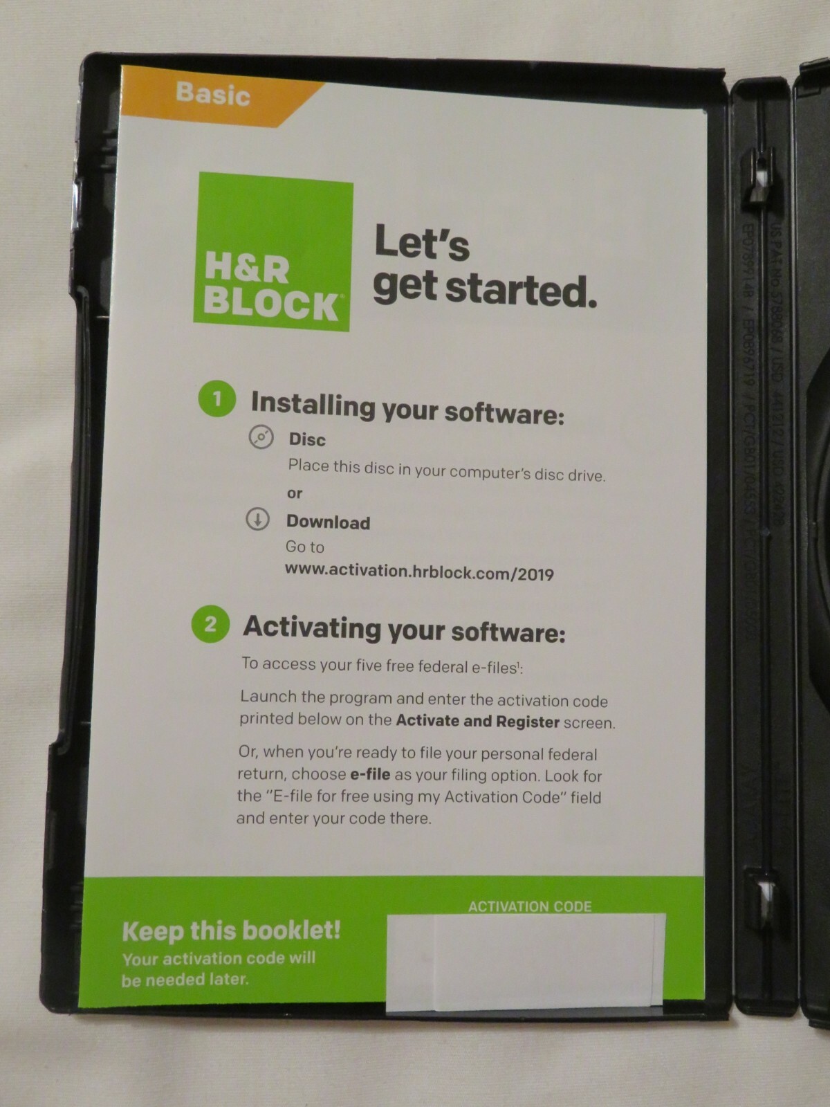 2019 H & R Block Simple Tax Situations Software FAST AUTHENTIC DOWNLOAD ONLY