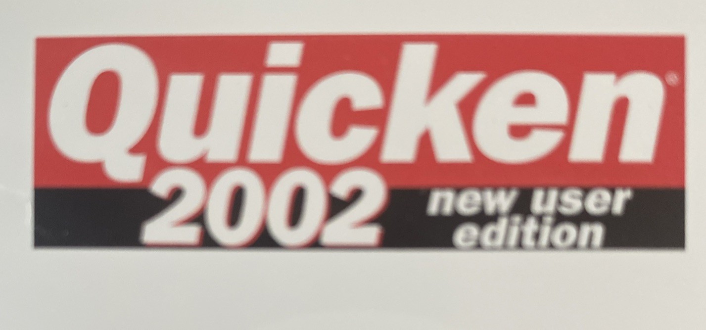 Quicken 2002 New User Edition Software CD
