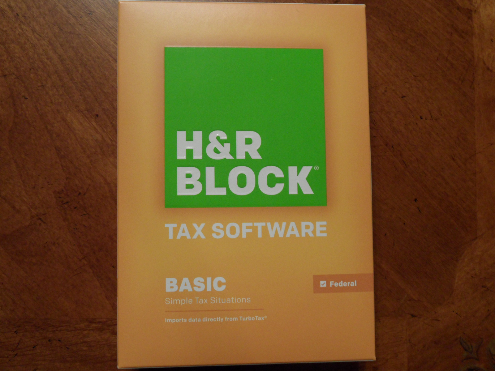 2015 H&R Block Basic 1040 Federal turbo formerly Tax Cut New CD sealed in Box!