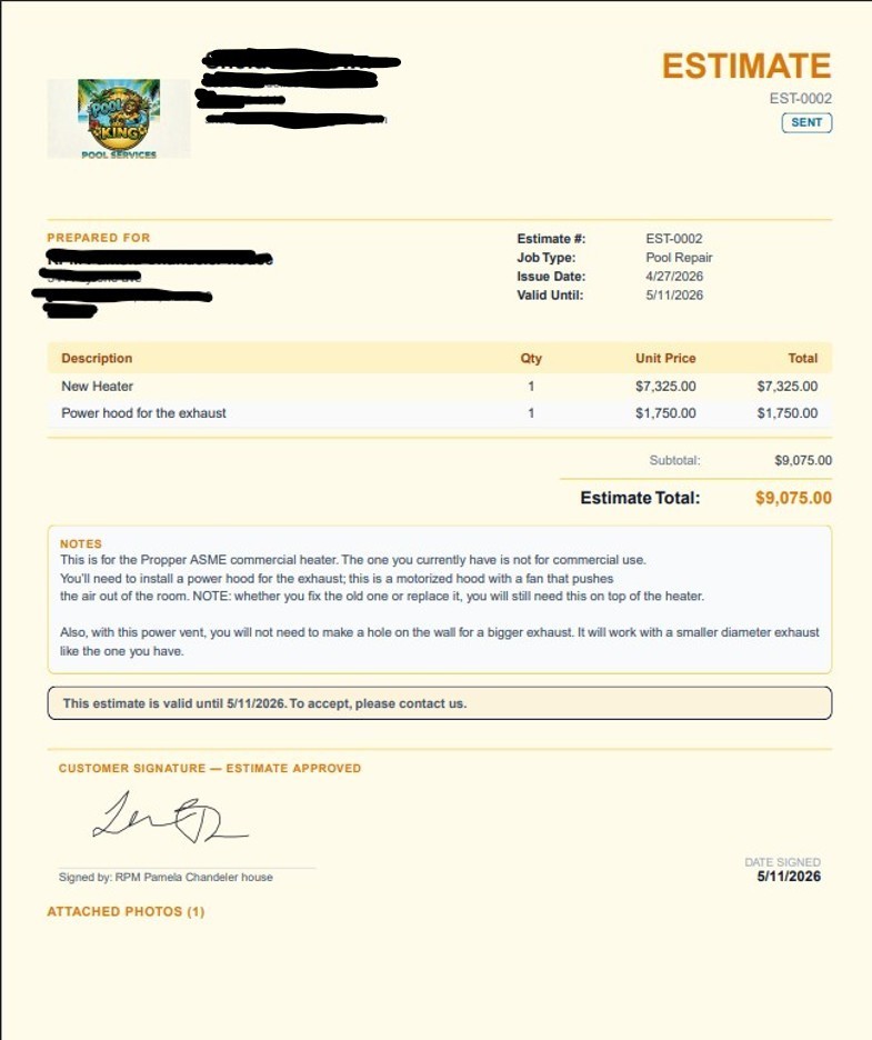 Invoice Maker Software Windows – Estimates, Service Log, AI Receipts