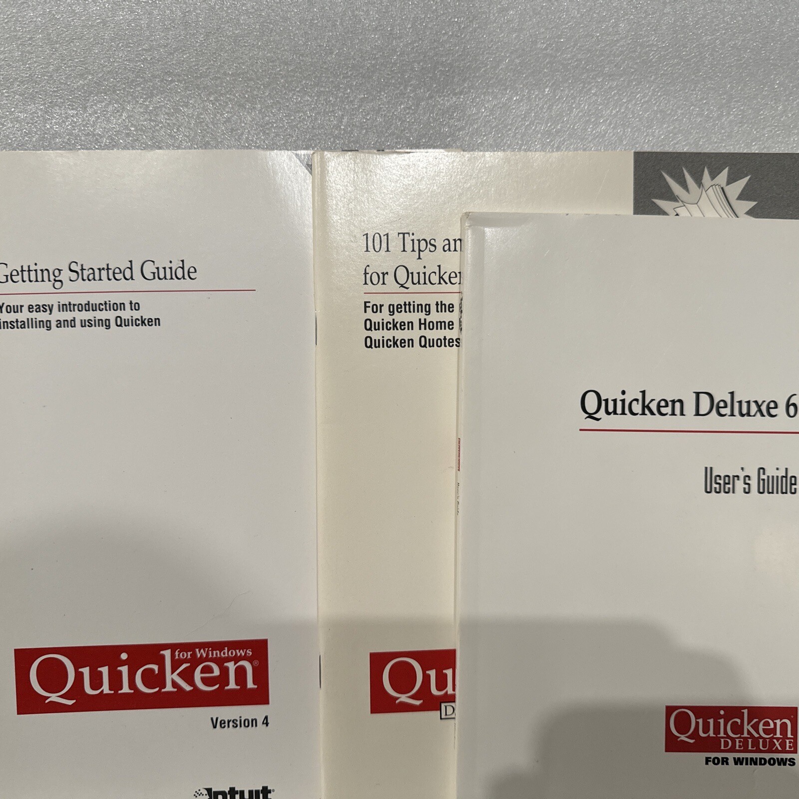 QUICKEN FINANCIAL SUITE FOR WINDOWS 95 & 3.1 