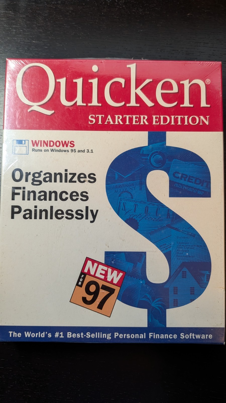 Quicken for Windows 95 Version 6 – Sealed