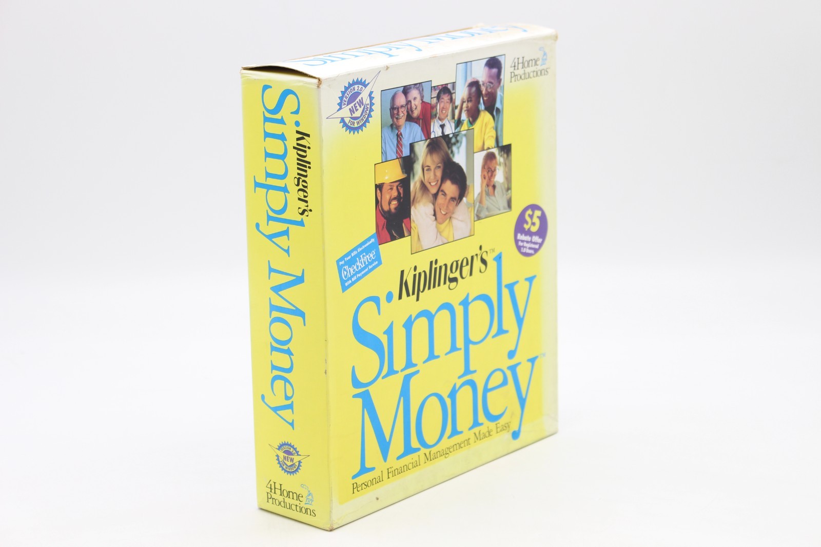Kiplinger’s CA Simply Money ACCOUNTING FINANCE SOFTWARE Windows Retro RETAIL BOX