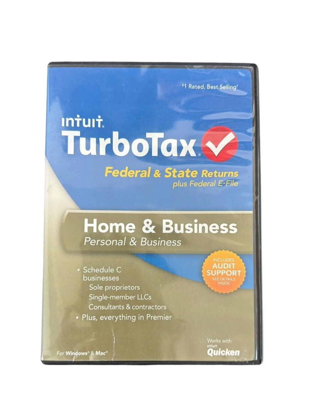 TurboTax Home & Business 2013 Federal+State+Federal E-File for Windows & Mac