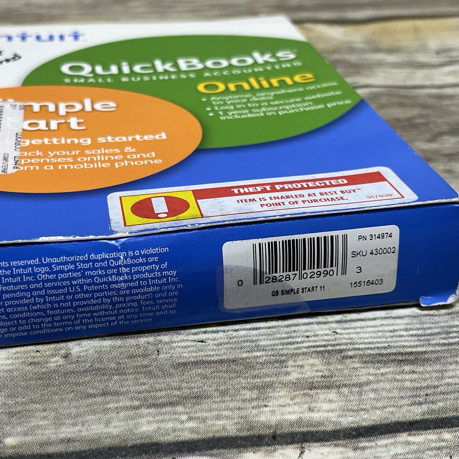QuickBooks® 2011 Online Simple Start, Online ServiceSmall Business Accounting