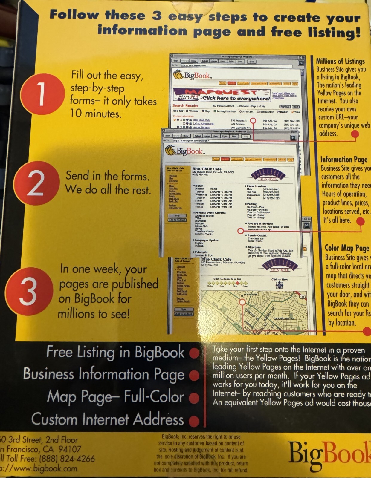 Big Book Business Site The Internet Yellow Pages Solution