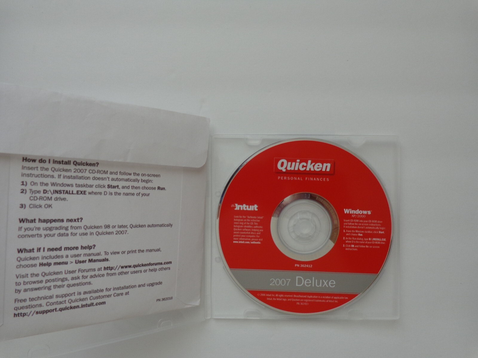 Intuit Quicken Personal Finances Deluxe 2007 For Windows