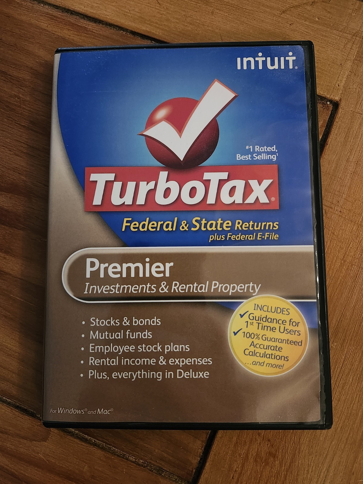 Turbo Tax Premier: Investments & Rental Property 2012