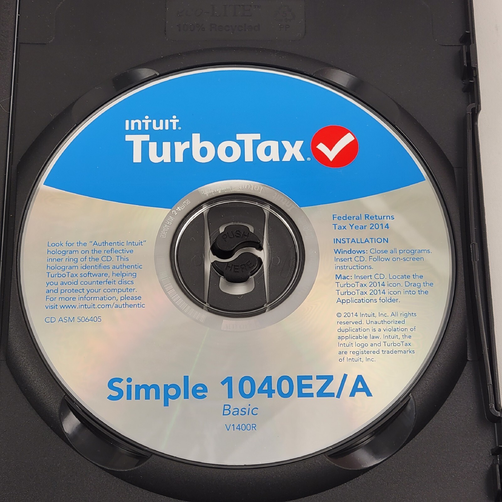 2013 & 2014 TurboTax Basic