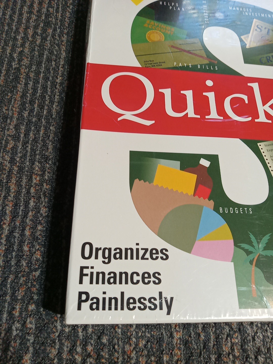 NEW SEALED VTG Intuit Quicken 6 for DOS Accounting Bookkeeping Personal Finance
