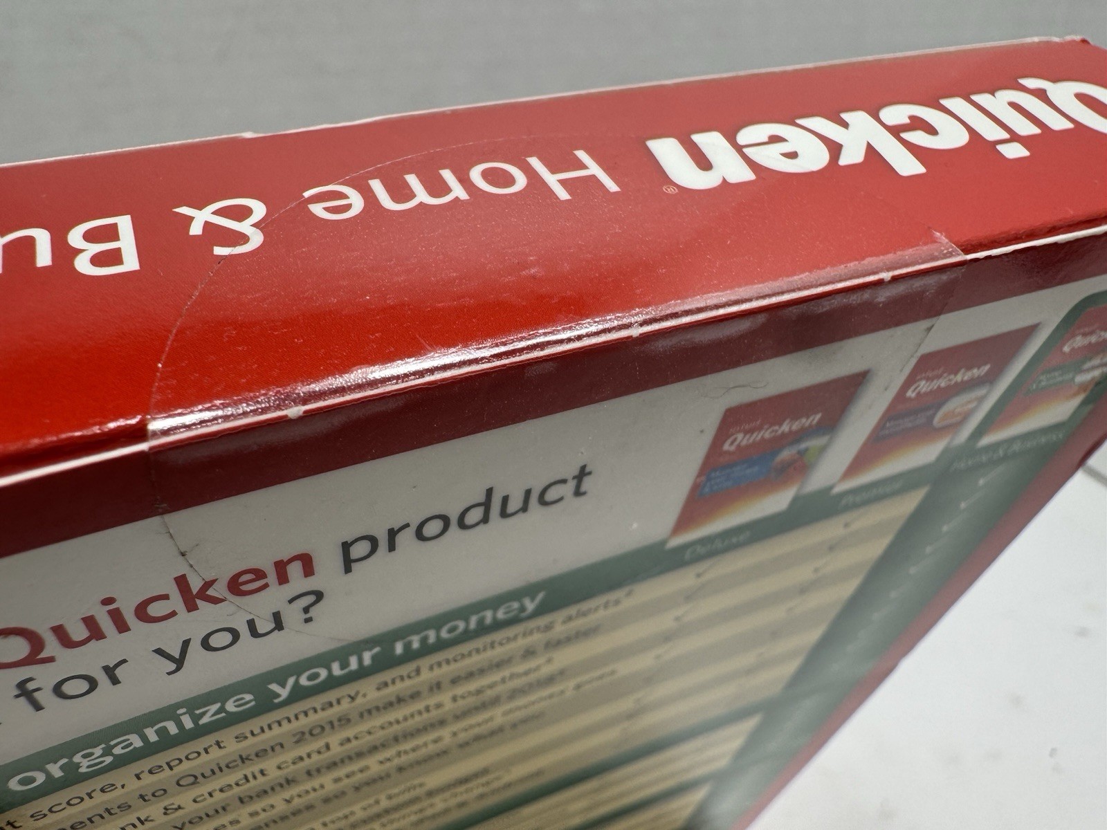 Intuit Quicken Home & Business 2015 Windows Vista SP1 & Win 7/8/8.1 – NEW SEALED