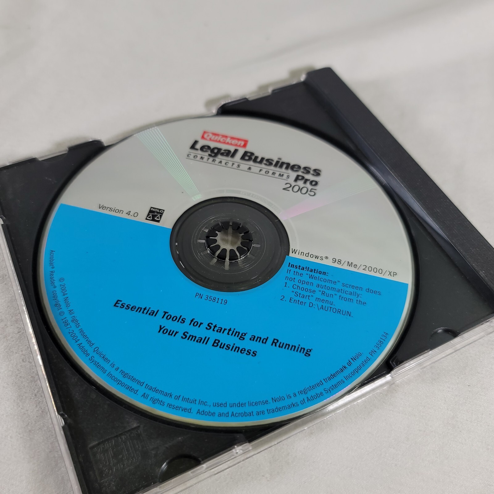 Quicken Legal Business Pro Contracts & Forms 2005 – Disc Only