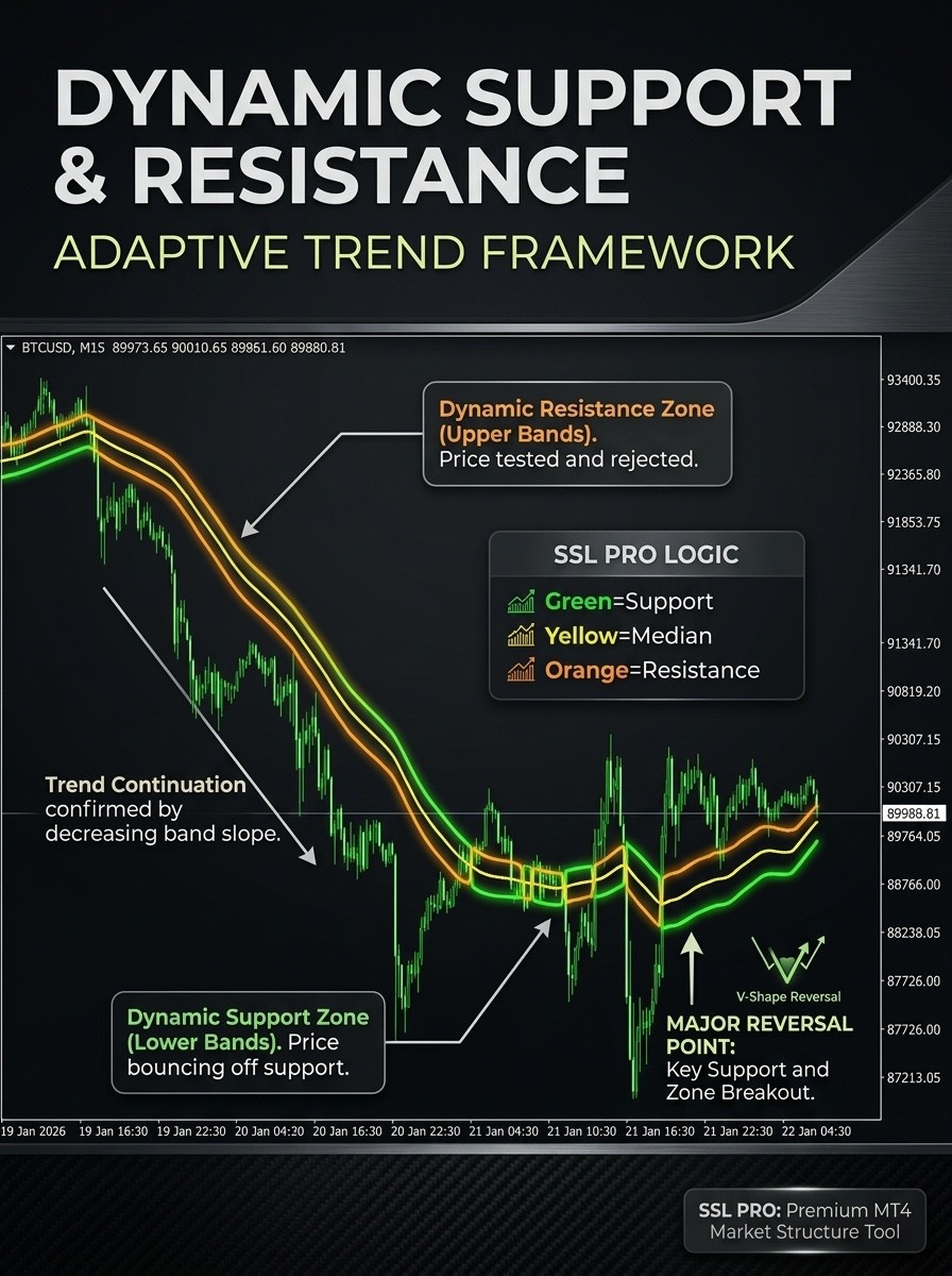 NEW!!! 📊 Generalized SSL Indikator für MetaTrader 4 – All important MA