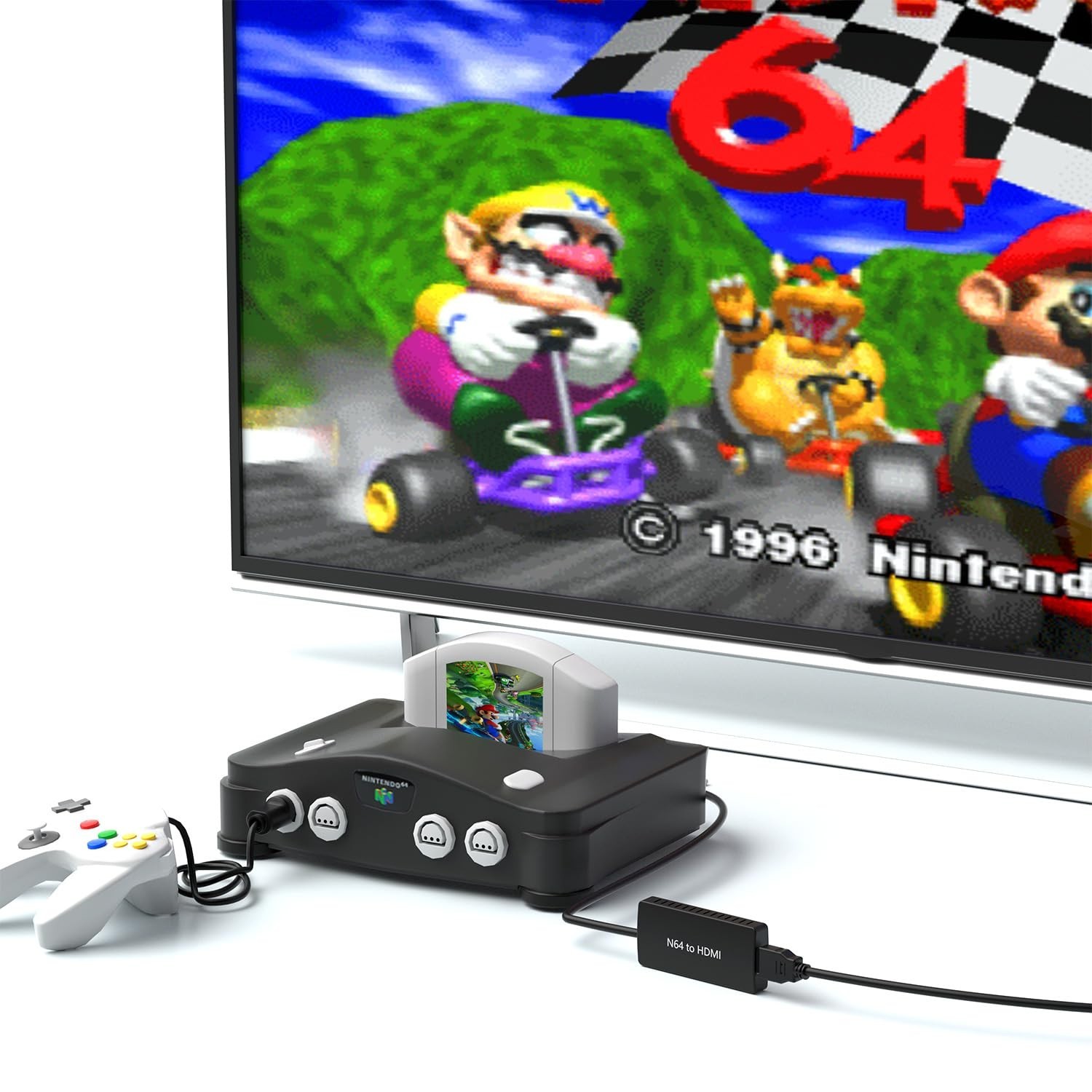 Get Enhanced N64 Gameplay on HDTV – 16:9/4:3 HDMI Converter for Vintage Consoles
