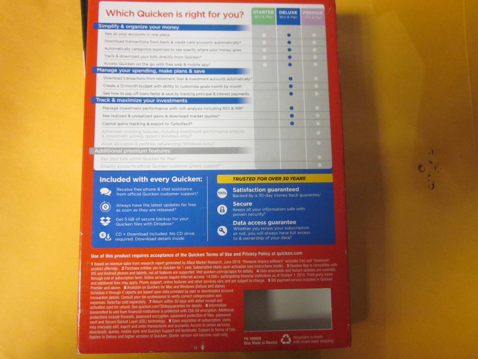 Quicken Deluxe Personal Finance Manage Your Money and Save Software 2020 Win/Mac