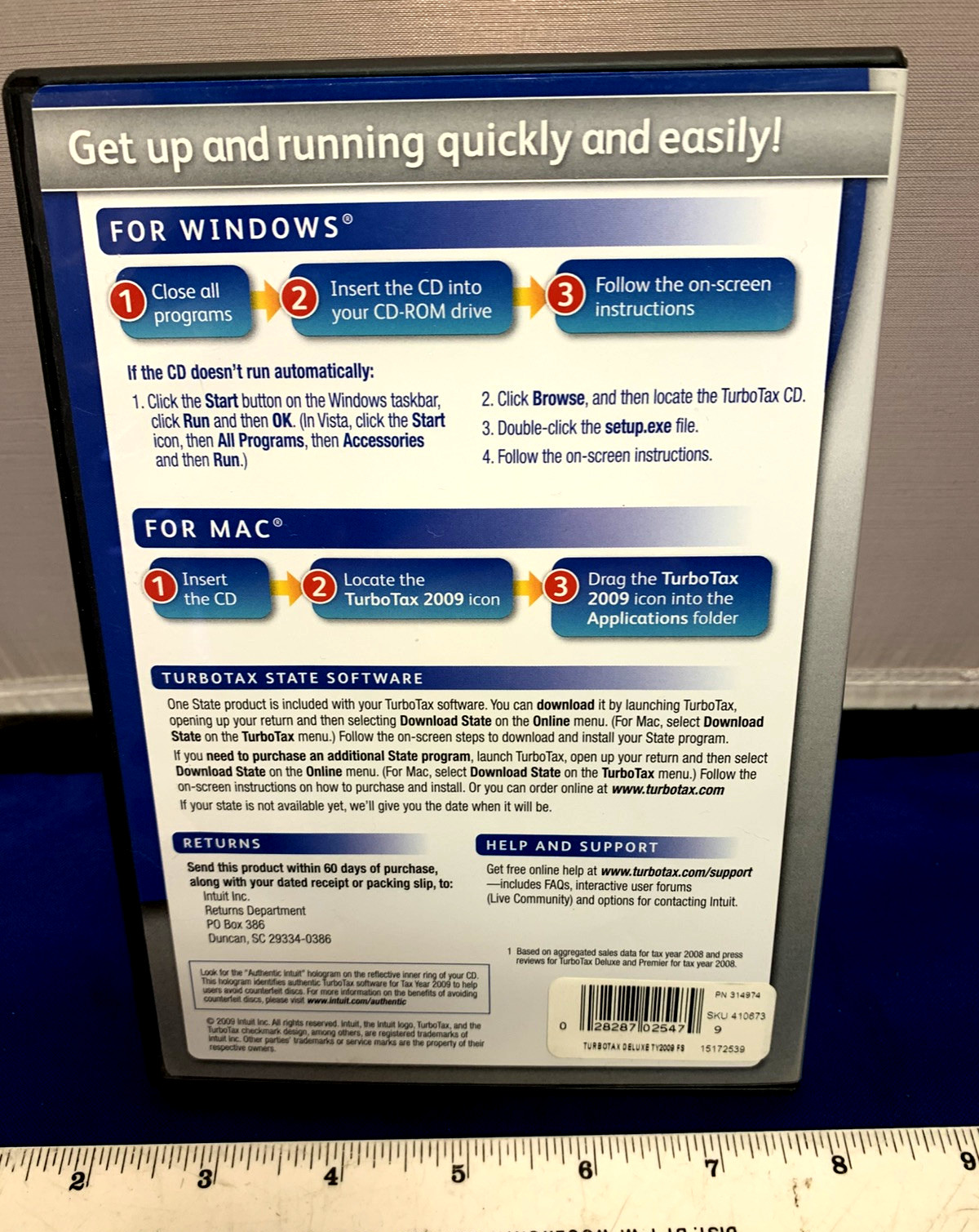 TurboTax Deluxe Federal + E-File 2009 for Windows & MAC