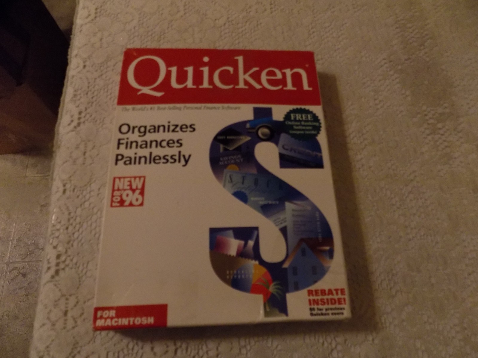 Quicken Macintosh Version 6 (3.5″) Complete, Great Condition