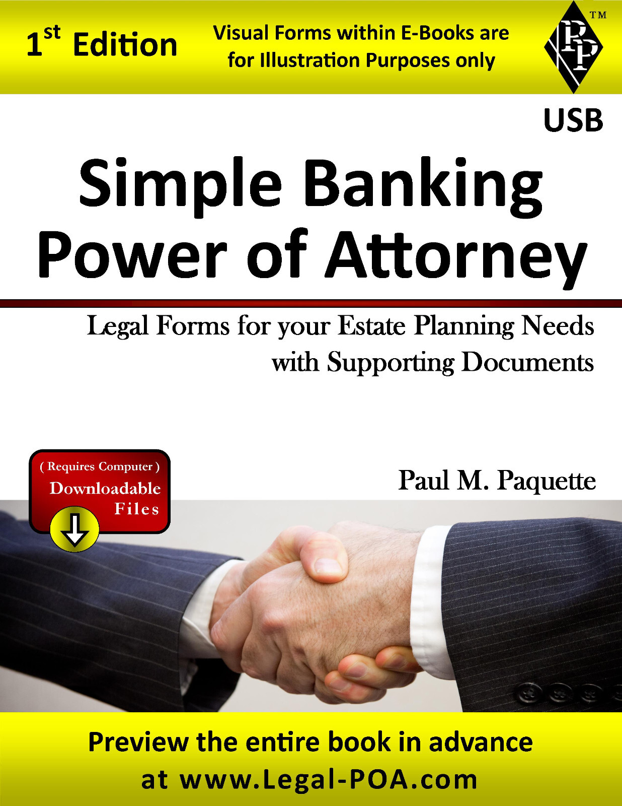 Simple Banking Power of Attorney – Full Version – USB Flash Drive Only