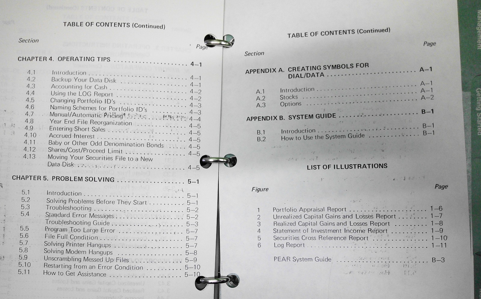 1983 Pear Portfolio Management System, by Hale Systems, Demo program for IBM PCs
