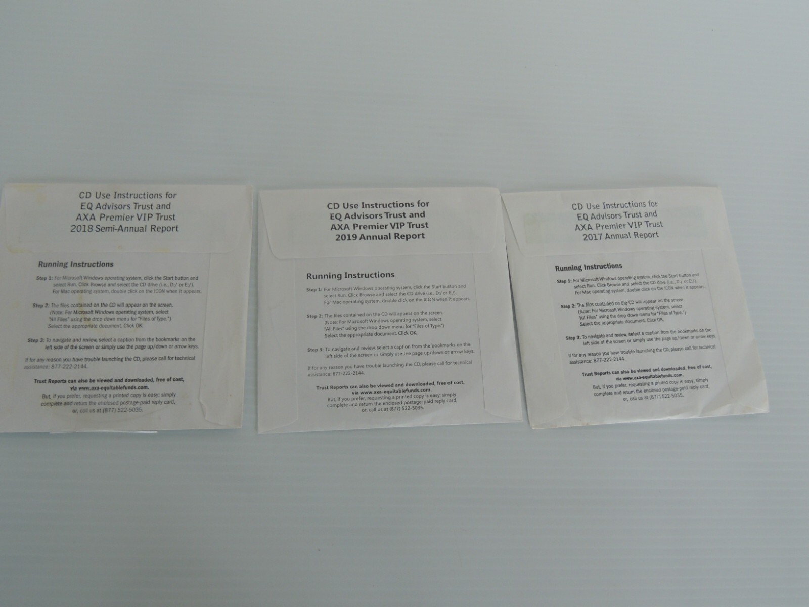 EQUITABLE LIFE INSURANCE COMPANY DEC 31 2019 2018, 2017 ANNUAL RIPORT CD