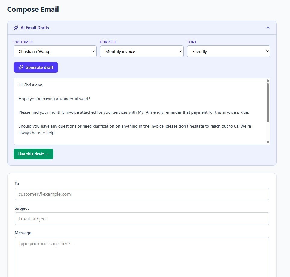 Invoice Maker Software Windows – Estimates, Service Log, AI Receipts