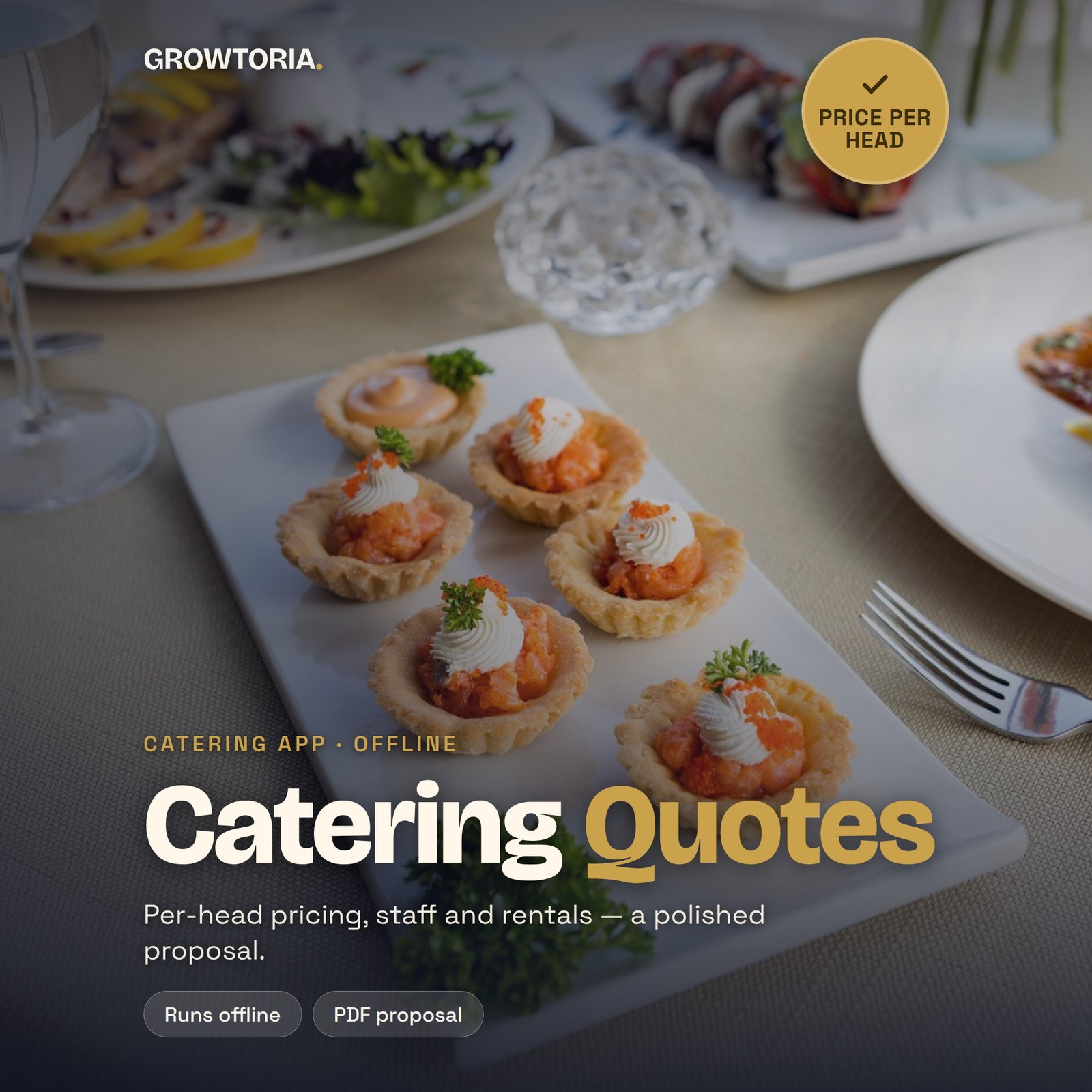 Catering Invoice Quote Cost Calculator Software Per Guest Caterer App PDF