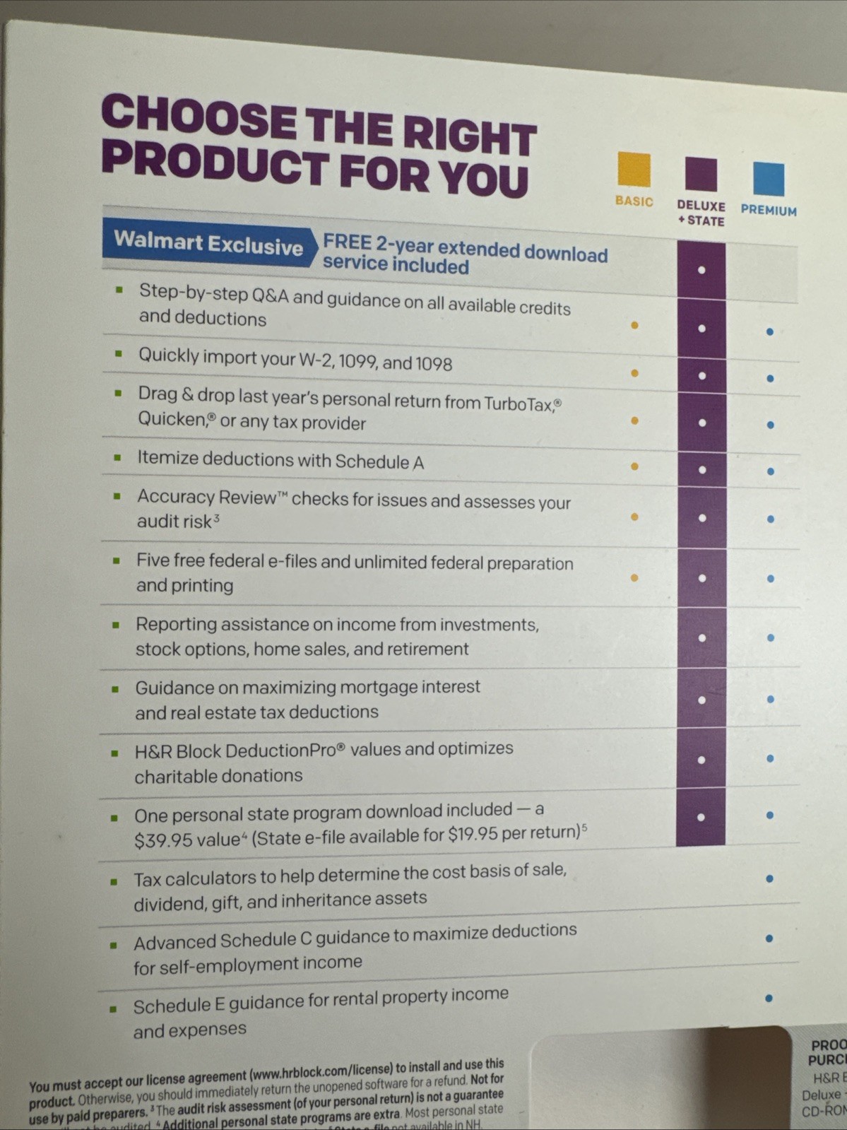 H&R Block Deluxe + State 2018 Tax Software STATE AND FEDERAL With Code