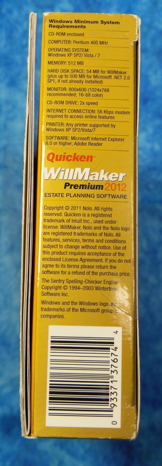 NOLO Quicken WillMaker PREMIUM 2012 Living Trust Estate Planning Software – NEW