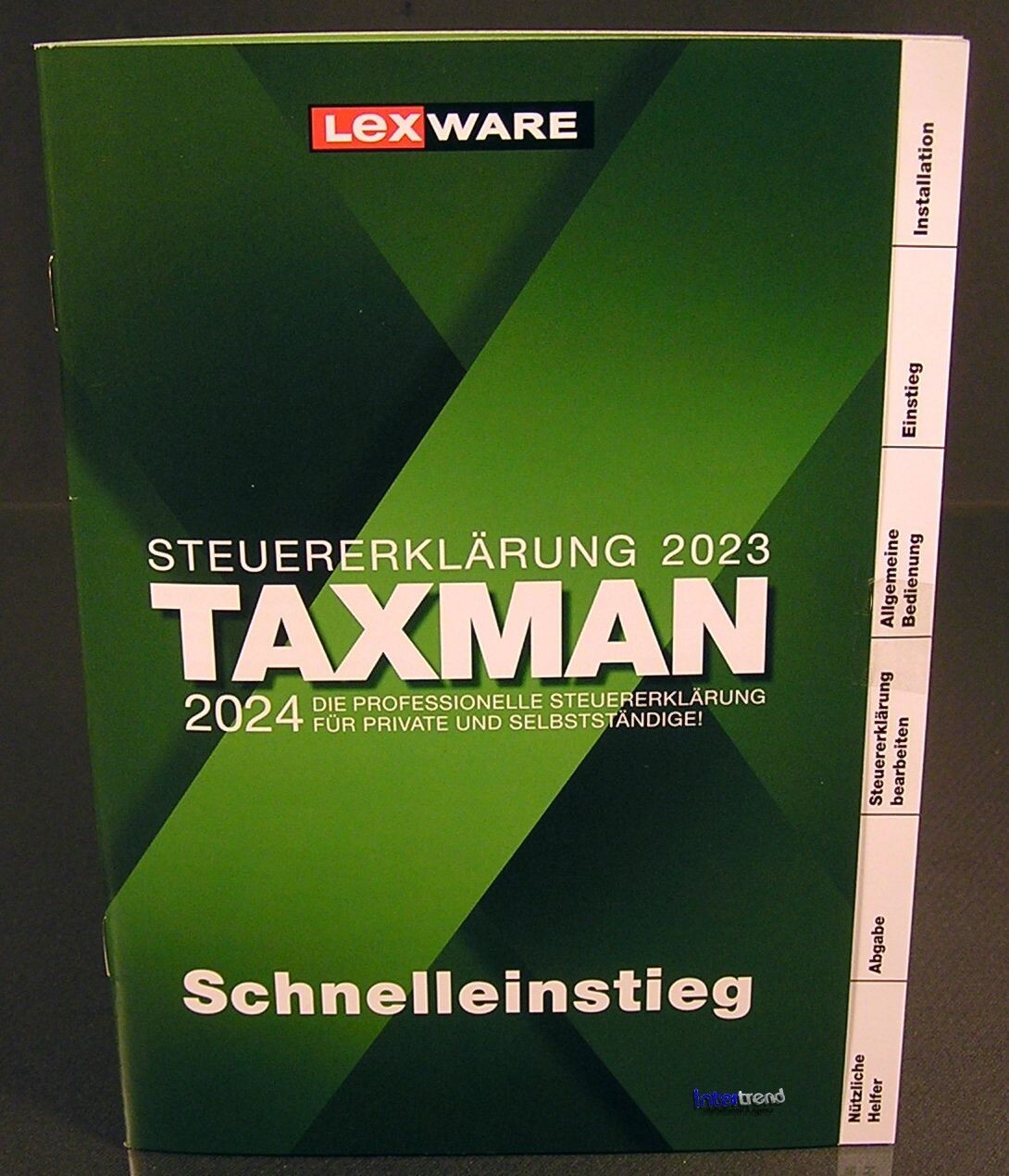 Lexware Taxman 2024 Full Version Box (Tax Year 2023) + Manual (PDF) ORIGINAL BOX NEW