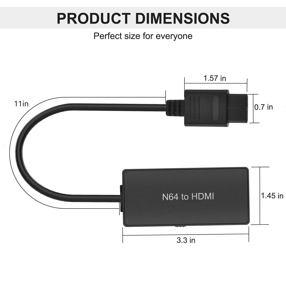 Get Enhanced N64 Gameplay on HDTV – 16:9/4:3 HDMI Converter for Vintage Consoles